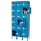Global Industrial Six Tier Locker, 12x12x12, 18 Door, Unassembled, Blue 652055BL - alternate 5